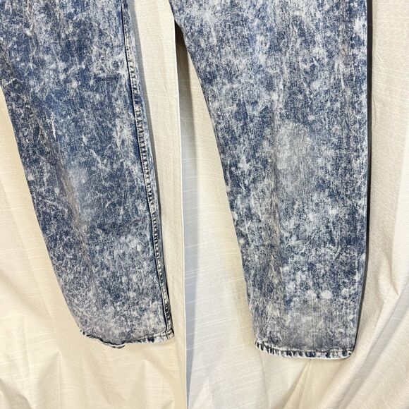 Thrill Denim Jeans Pants Mens Blue Acid Wash Distressed as 42/33 measures 44/33 - Picture 7 of 9